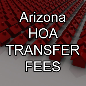 Home owner association transfer fees