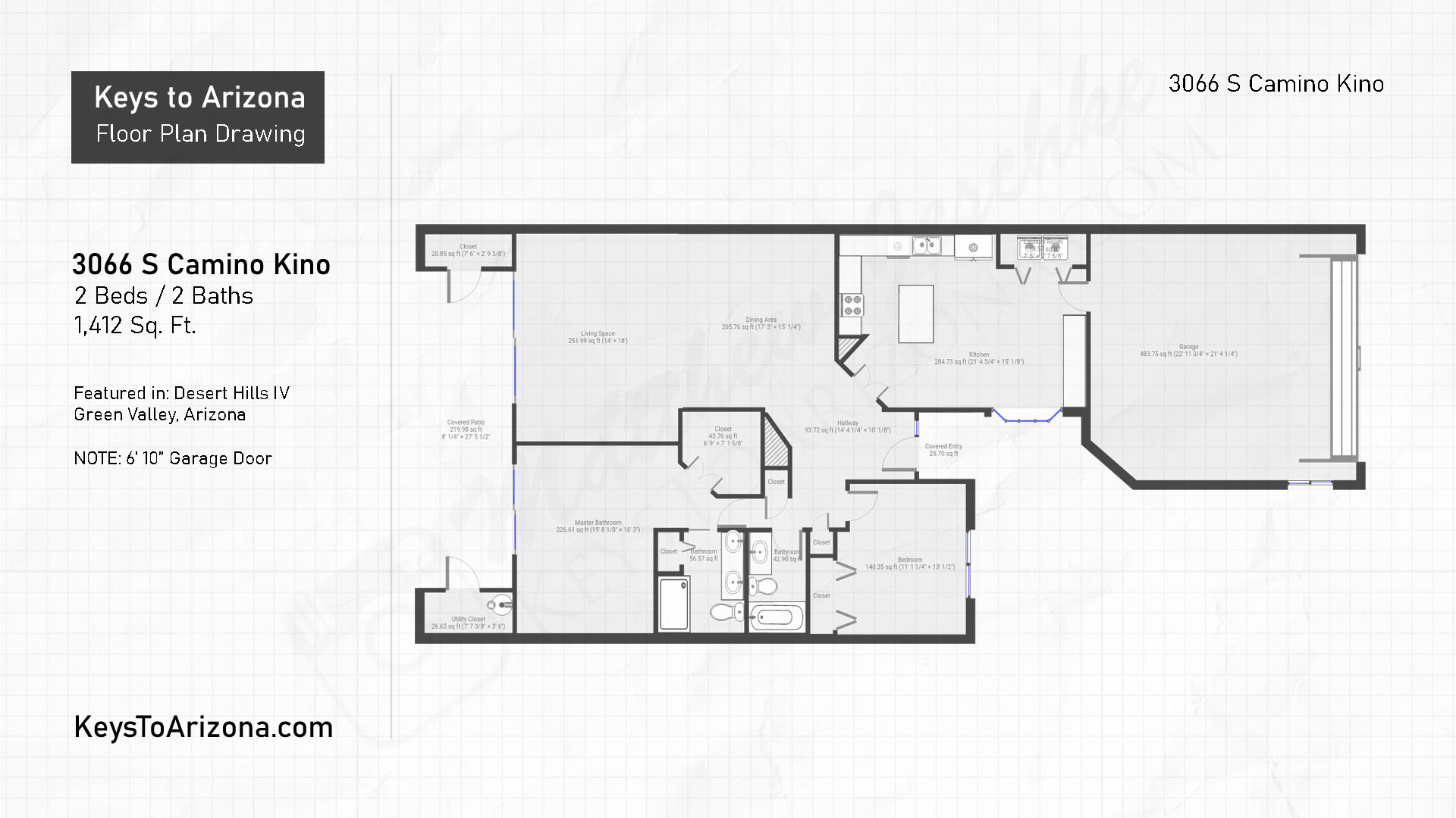 Open House Tour Two bed two bath town home in Desert Hills IV, Green